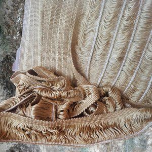 Gold Tassel Fringe 1 1/2" wide - Sold by the Yard.